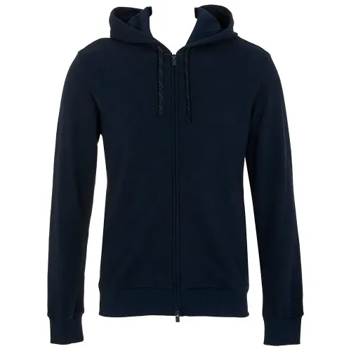 엠프리오 아르마니 Iconic Piquet 풀지퍼 스웨터 142165674