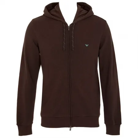 엠프리오 아르마니 Iconic Piquet 풀지퍼 스웨터 142165683