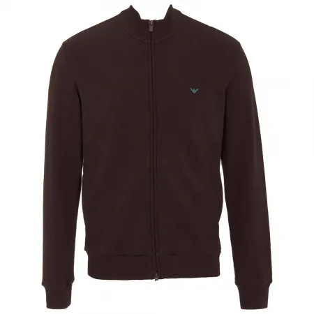 엠프리오 아르마니 Iconic Piquet 풀지퍼 스웨터 142165690