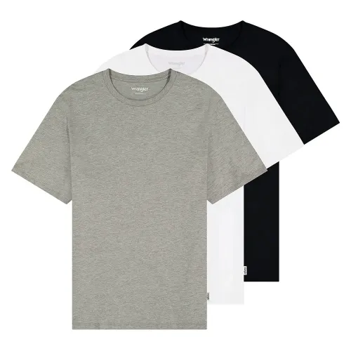 랭글러 112371482 Regular Fit 반팔 티셔츠 3 팩 142166765