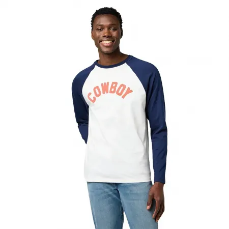 랭글러 Baseball Regular Fit 긴팔 티셔츠 142166821