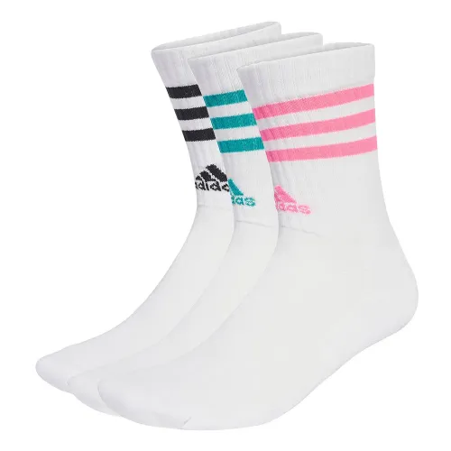 아디다스 3 Stripes Cushioned 크루 양말 3 팩 142169995