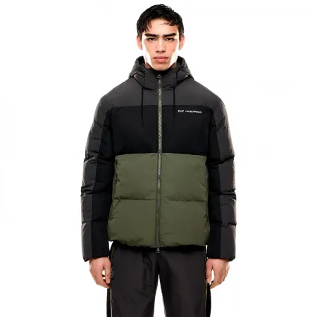 엠프리오 아르마니 Train Athletic Colour Block Puffy 자켓 142173115