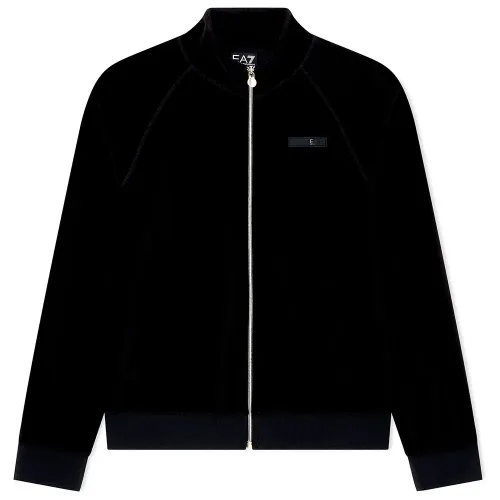 엠프리오 아르마니 Train Athletic Velour 풀지퍼 스웨터 142173134