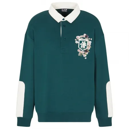 엠프리오 아르마니 Train Club House Buttoned Rugby 긴 소매 폴로 142173162