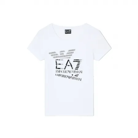 엠프리오 아르마니 Train Logo Series Eagle Metallic Crossover 반팔 티셔츠 142174004