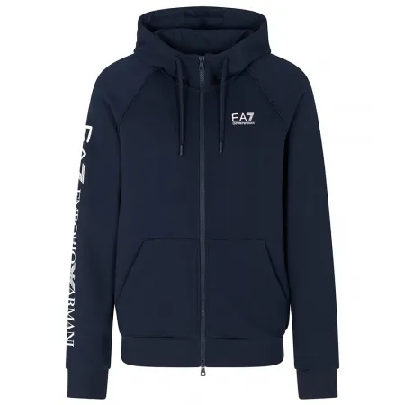 엠프리오 아르마니 Train Logo Series Extended Logo CC 풀지퍼 스웨터 142174058