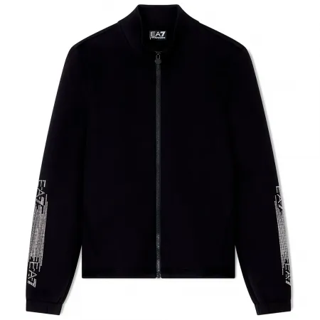 엠프리오 아르마니 Train Logo Series Tape 풀지퍼 스웨터 142174251