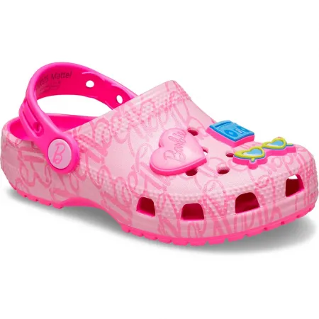 크록스 Mattel Pink Barbie Classic T 샌들 142254735