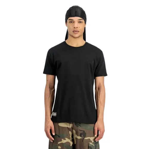 알파 인더스트리 Camo Label Back Print 반팔 티셔츠 142272446