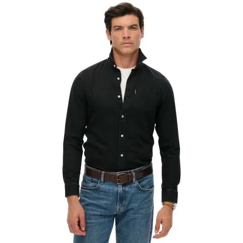 슈퍼드라이 에센셜 긴팔 셔츠 142283547