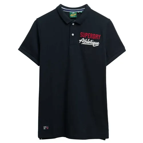 슈퍼드라이 Applique Classic Fit 반팔 폴로 셔츠 142380721