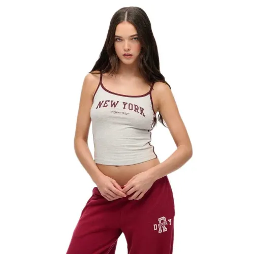 슈퍼드라이 에센셜 Branded 나시 티셔츠 142380825