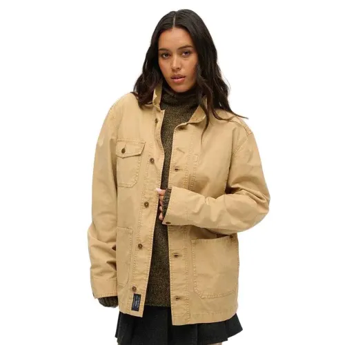 슈퍼드라이 Merchant Cotton Work 자켓 142380897