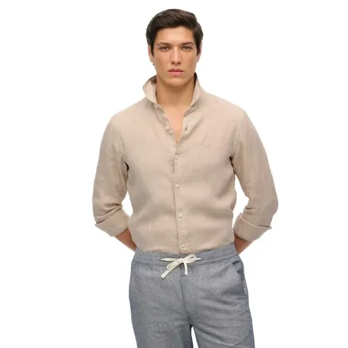 슈퍼드라이 Sd Embroidered Vacation Linen 긴팔 셔츠 142380974