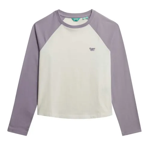 슈퍼드라이 에센셜 Logo Baseball 긴팔 상의 142480935