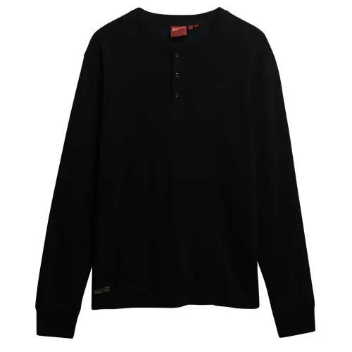 슈퍼드라이 Vle Mid Weight Henley 긴팔 티셔츠 142480960