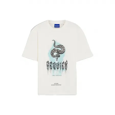 휴고 보스 Noctornix 10272987 BLUE 티셔츠 142530243