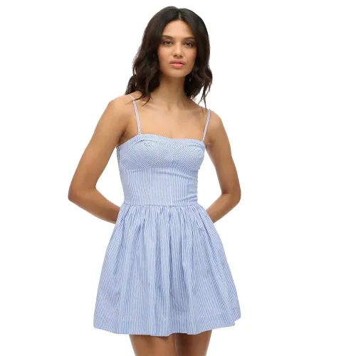 슈퍼드라이 Corset Cami 짧은 원피스 142576265