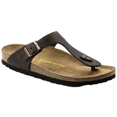 버켄스탁 Gizeh Oiled Leather Habana 샌들 142632795