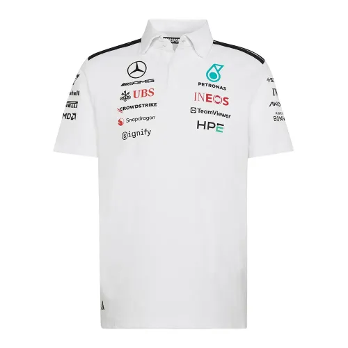 아디다스 메르세데스-AMG Petronas F1 Team Engineers 반팔 폴로 셔츠 142666815