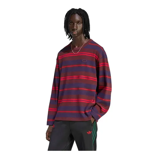 아디다스 90S Alternative Sport Stripe Waffle 긴팔 티셔츠 142667710