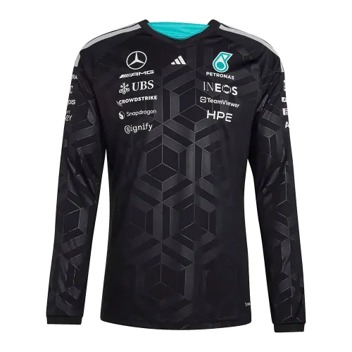 아디다스 메르세데스-AMG Petronas F1 Team Driver 긴팔 티셔츠 142681602