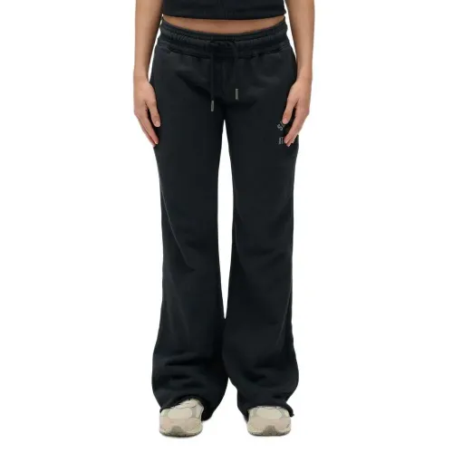 슈퍼드라이 Athletic Print Flare 운동복 바지 142686671