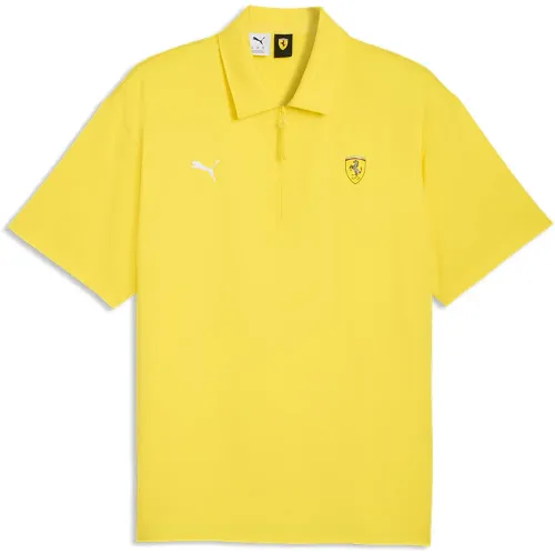 푸마 Ferrari Cloudspun 반팔 폴로 셔츠 142740087