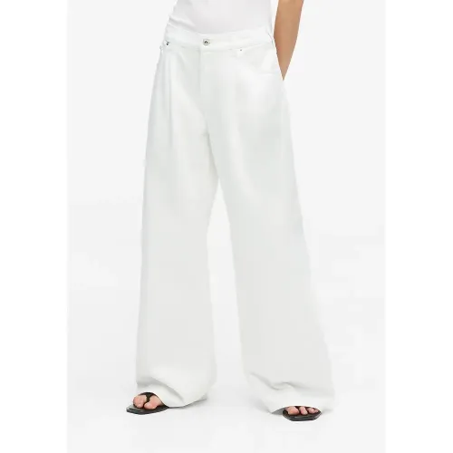 칼라거펠트 B2W10090 와이드 Leg 로우웨이스트 청바지 142755384