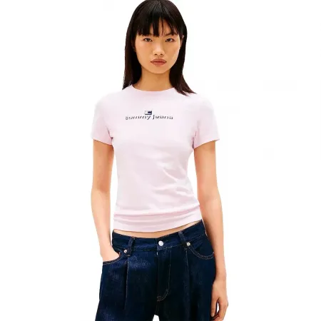 타미힐피거 Ess Logo 1 Slim Fit 반팔 티셔츠 142758550