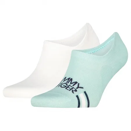 타미힐피거 Logo Stripe 보이지 않는 양말 2 켤레 142777497