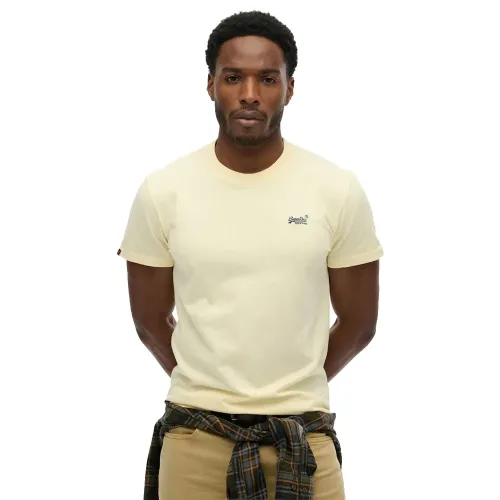 슈퍼드라이 에센셜 Logo Embroidered 반팔 티셔츠 142784796