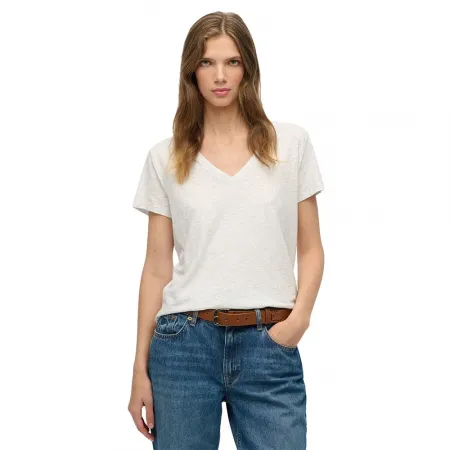 슈퍼드라이 Studios Slub Embroidered Vee 반팔 티셔츠 142785174