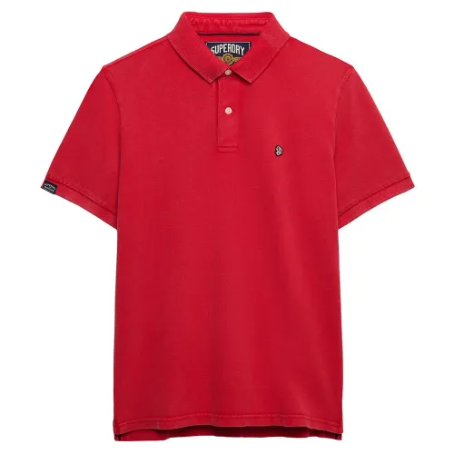 슈퍼드라이 빈티지 Destroy 반팔 폴로 셔츠 142785243
