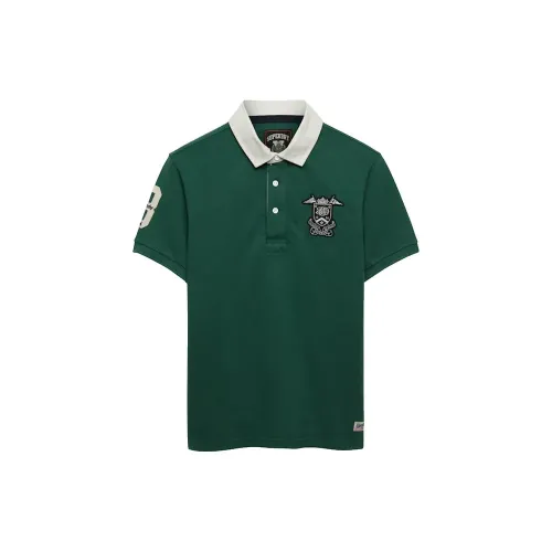 슈퍼드라이 빈티지 Pique Rugby 반팔 폴로 셔츠 142785255