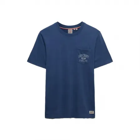 슈퍼드라이 빈티지 Prep Pocket Relaxed Fit 반팔 티셔츠 142785257