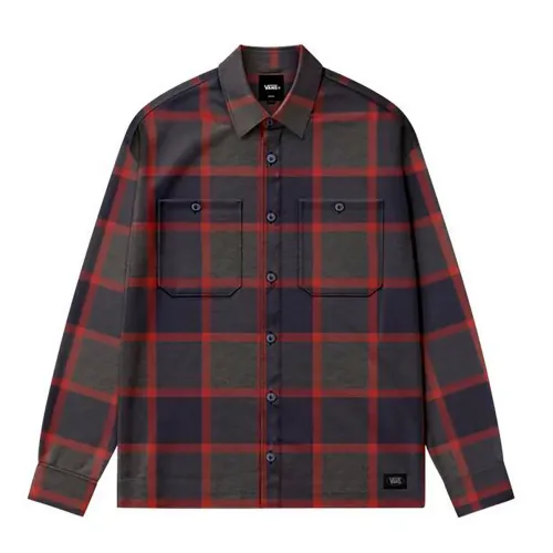 반스 Larkspur Plaid Flannel 긴팔 셔츠 142800567