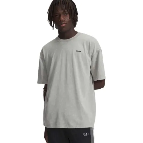 언더아머 Heavyweight 오버핏 Logo Wash 반팔 티셔츠 142830848