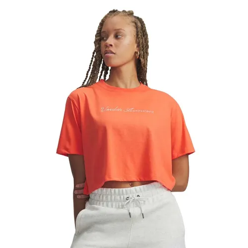 언더아머 WM Crop 반팔 티셔츠 142832317