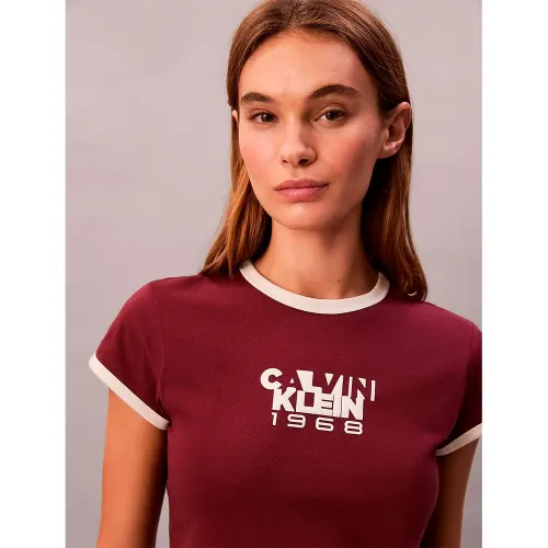 캘빈클라인 1968 그래픽 Baby 반팔 티셔츠 142870985