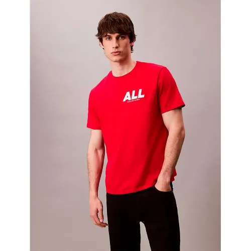 캘빈클라인 All 그래픽 반팔 티셔츠 142871024