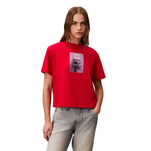 캘빈클라인 Flower 반팔 티셔츠 142871102