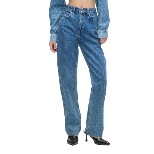 칼라거펠트 B1W10069 스트레이트 Fit 하이웨이스트 청바지 142979529