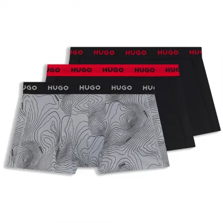 휴고 보스 Design 10267989 트렁크 RED 드로즈 브리프 3 팩 143001065