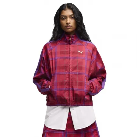 푸마 T7 릴렉스ed Tartan 자켓 143158392
