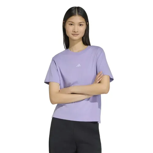 아디다스 에센셜 스몰 로고 코튼 반팔 티셔츠 143175421