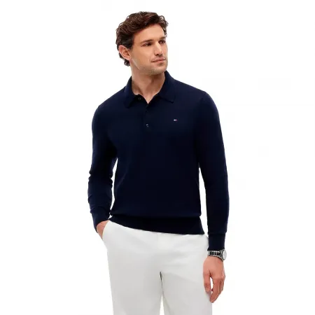 타미힐피거 MW0MW36519 Cashmere 긴팔 폴로 143320154