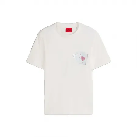 휴고 보스 Dahr 10268981 RED 반팔 티셔츠 143432829