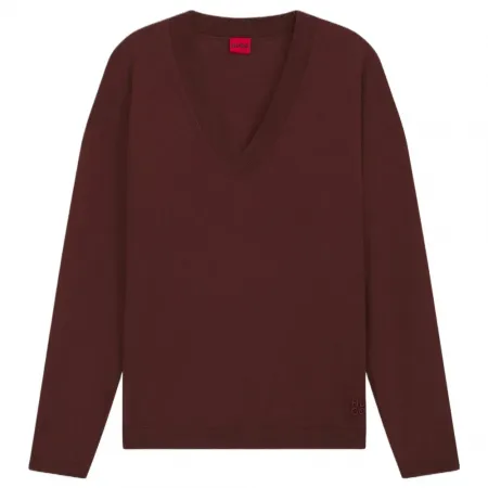 휴고 보스 Sessarina 10282331 RED V넥 스웨터 143705529